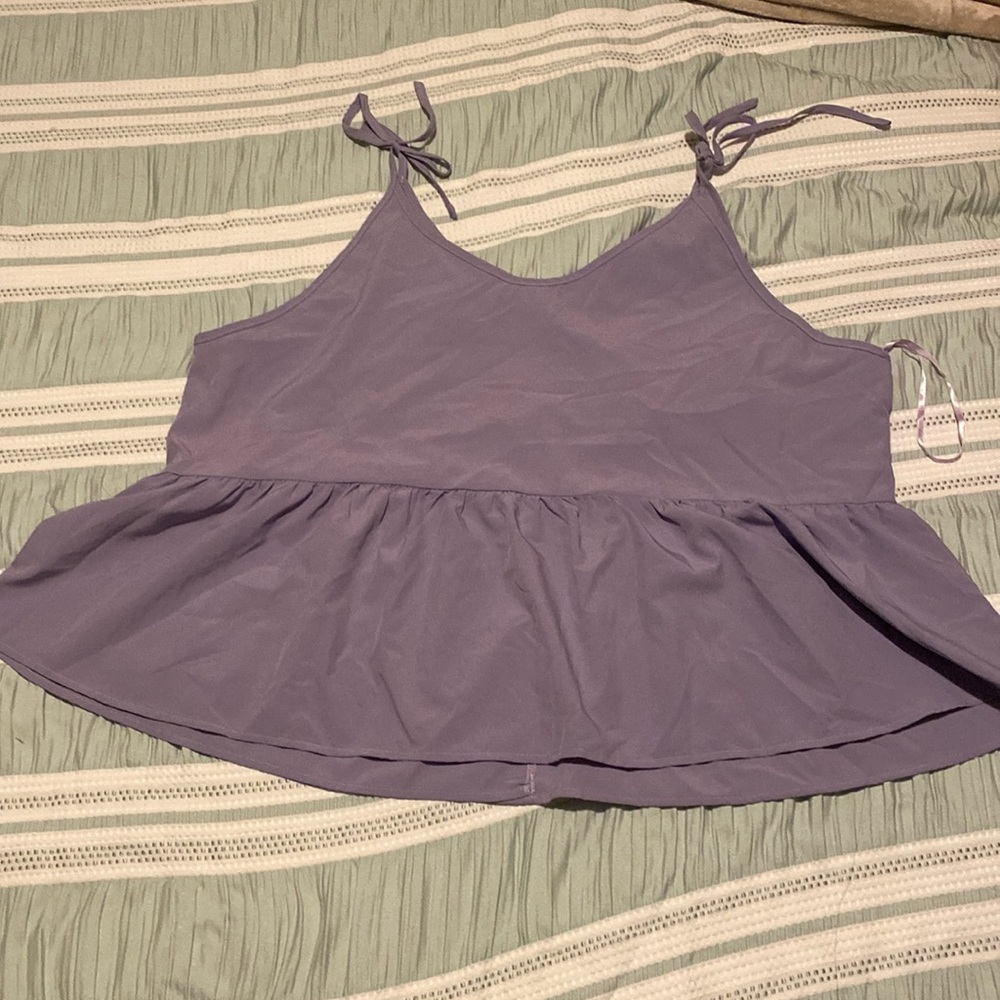Shien purple flared top